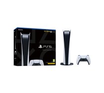 Sony PlayStation 5 Digital Edition 825 GB Wi-Fi Black  White ( CFI 1216B CFI 1216B 0711719425793 711719425793 711719710295 9395300 CFI 1216B SONY 711719710295 SONY 9425793 T MLX53147 ) spēļu konsole