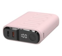 Powerbank RealPower PB-10000C PD+ mit 3xType-C Rose ( 458441 ) Powerbank mobilā uzlādes iekārta