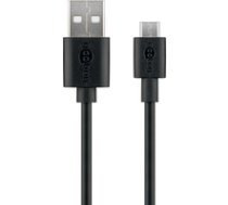 Goobay Male 4 pin USB Type A Male 5 pin Micro-USB Type B 1 m 4040849468001 ( 46800 ) kabelis vads