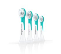 Jaunums! Sonicare for Kids zobu birstes uzgalis 4 gab 3+ gadi HX6034/90 ( HX6034/90 8720689037426 PHIHX603490 ) mutes higiēnai