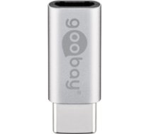 Goobay Male 24 pin USB-C Female 5 pin Micro-USB Type B Silver 4040849566363 ( 56636 )
