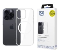 3mk Clear MagCase do Apple iPhone 16 Pro Max przezroczysty ( 5903108587112 W-3CleMagC-AiP16PM-0 ) maciņš apvalks mobilajam telefonam