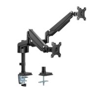 InLine - Tischhalterung für 2 LCD-Displays - Aluminium - Schwarz - Bildschirmgröße: 43 2-81 3 cm (17-32) (23160B) 4043718293094 ( 23160B Inline_ 23160B )
