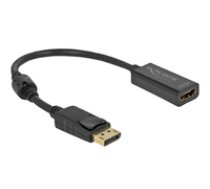 DELOCK Displayport Adapter DP - HDMI Buchse 4K Passiv schwa ( 63559 63559 63559 ) adapteris