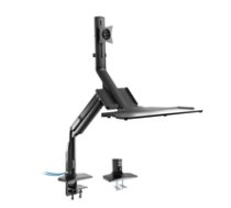 INLINE - Aufstellung für LCD-Display / PC-Ausrüstung - Kunststoff Aluminium Stahl - Schwarz - Bildschirmgröße: 43.2-81.3 cm (17-32) - Schr ( 23174A Inline_ 23174A )