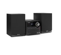 Sharp XL-B512(BK) Hi-Fi Micro System CD/FM/USB/Bluetooth v5.0 45W Black ( XL B512(BK) XLB512BK XL-B512BK ) radio radiopulksteņi