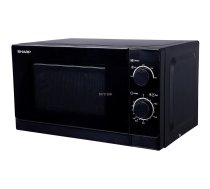 SHARP mikroviļņu krāsns  20l  800W melna R200BKW ( 4974019755991 18100087 R200BKE/R200BKW R200BKW ) Mikroviļņu krāsns