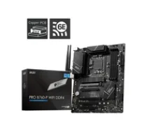 Motherboard PRO B760-P WIFI DDR4 s1700 4DDR4 DP/HDMI ATX ( PRO B760 P WIFI DDR4 ) pamatplate mātesplate