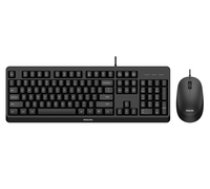 Philips 2000 series SPT6207BL/00 keyboard Mouse included USB QWERTY English Black ( SPT6207BL/00 SPT6207BL/00 SPT6207BL/00 ) klaviatūra