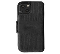 Krusell PhoneWallet Leather iPhone 13 6.1" czarnyblack 62394 ( 62394 62394 62394 ) maciņš  apvalks mobilajam telefonam