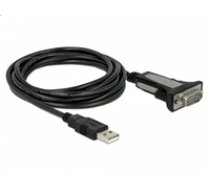 DELOCK Adapter USB 2.0 Typ-A zu 1 x Seriell RS-232 DB9 3 m ( 65962 65962 65962 ) adapteris