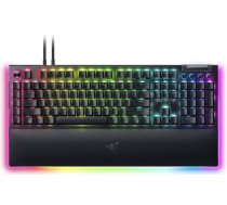 Razer BlackWidow V4 Pro Tastatur (Mechanischer Green Switch USB deutsches Layout RGB) ( RZ03 04680400 R3G1 8260431 GATA-2115 ) klaviatūra