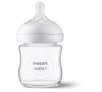 Philips Avent Natural Response stikla zīdaiņu pudelīte 125 ml  jaundzimušā knupītis  0m+ SCY930/01 ( SCY930/01 SCY930/01 ) piederumi bērnu barošanai