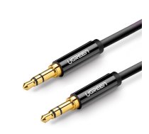 UGREEN mini jack 3 5mm AUX Cable 1m (black) ( 6957303853618 UGR648BLK ) kabelis video audio