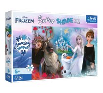 TREFL Puzzle 104 elements XL Super Shape It is fun in the world of Anna and Elsa  Frozen ( 5900511500172 024639 50017 5900511500172 ) puzle  puzzle