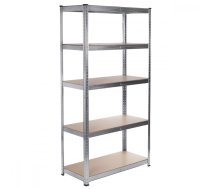 GreenBlue GB378 Metal Storage Rack Cabinet Shelves 175kg x5 180x90x40cm Galvanized Folding MDF ( GB378 GB378 )