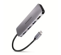 AXAGON HMC-HCR3A USB-Hub 3x USB-A + HDMI + SD/microSD USB-C 3.2 Gen 1 20 cm USB-C-Kabel ( HMC HCR3A ZUUS-632 ) Datora korpuss