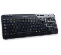 Logitech Wireless K360 wirelesse Keyboard black (QWERTZ - vācu izkārtojums) (bez iepakojuma - bulk) ( 920 003056 BULK 920 003056 920 003056 BULK ) klaviatūra