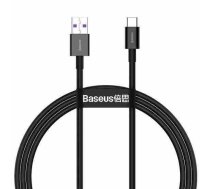 Baseus Superior USB - USB Typ C fast charging data cable 66 W (11 V / 6 A) Huawei SuperCharge SCP 1 m black (CATYS-01) ( CATYS 01 CATYS 01 CATYS 01 ) USB kabelis