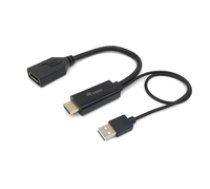 Equip HDMI Adapter Displayport  St/Bu 0.15m 4K/60Hz       sw ( 119039 119039 119039 ) adapteris