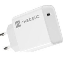 NATEC USB CHARGER RIBERA USB-C 20W PD WHITE ( NUC 2059 NUC 2059 NUC 2059 ) iekārtas lādētājs