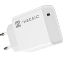 NATEC USB CHARGER RIBERA USB-C 20W PD WHITE ( NUC 2059 ) iekārtas lādētājs