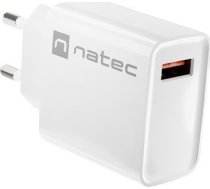 NATEC USB CHARGER RIBERA USB-A 18W WHITE ( NUC 2057 NUC 2057 NUC 2057 ) iekārtas lādētājs