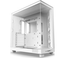 Caja pc nzxt h6 flow   cc-h61fw-01 (blanca  vidrio templado) ( CC H61FW 01 CC H61FW 01 CC H61FW 01 ) Datora korpuss