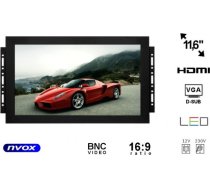 Nvox Monitor open frame ips led 12cali z wejsciem vga hdmi bnc av NVOX OP1168VH IPS (5901867722560) ( JOINEDIT46654439 )