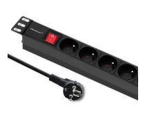 Power strip for RACK 1U 16A  PDU  8xFRENCH  2m ( 54471 54471 ) elektrības pagarinātājs