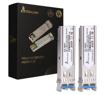 Extralink SFP 1.25G 2-pack  SFP Module  1 25Gbps  LC/UPC  1310nm  20km  single mode  DOM EX.35887 (5905090335887) ( JOINEDIT55438733 )