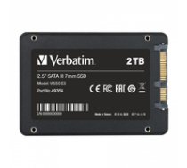Verbatim Vi550 S3 2 5 SSD 2TB SATA III ( V 49354 49354-483 ) SSD disks