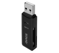 SAVIO SD card reader  USB 2.0  AK-63 ( AK 63 AK 63 ) karšu lasītājs