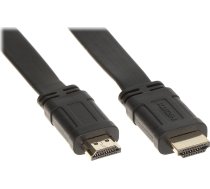 Kabel HDMI - HDMI 10m czarny (HDMI-10-FL) HDMI-10-FL (5907634597140) ( JOINEDIT51787909 ) kabelis video  audio