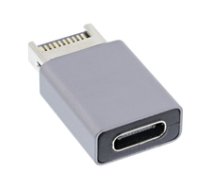 Inline Registered  usb 3.2 adapter  internal usb-e front panel macho a usb-c female ( 33446P 33446P 33446P )