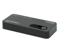 MANHATTAN 4K@60Hz 2-Port HDMI-Splitter mit Downscaling 18G ( 207614 207614 207614 ) dock stacijas HDD adapteri