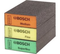 Bosch Bosch EXPERT S471 standard sanding block set 3 pieces sanding sponge (multicolored 97 x 69 x 26mm) ( 2608901175 2 608 901 175 )