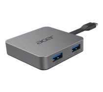 Acer Docking station 4 in1  HDMI  2xUSB3.2  USB-C  Gray ( HP.DSCAB.014 HP.DSCAB.014 ) USB centrmezgli
