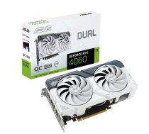 ASUS GeForce RTX 4060 DUAL OC WHITE 8GB DLSS 3 ( DUAL RTX4060 O8G WHITE DUAL RTX4060 O8G WHITE DUAL RTX4060 O8G WHITE ) video karte