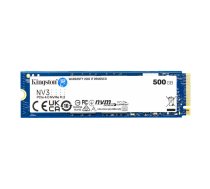 Kingston Solid state drive 500 GB NV3 M.2 PCIe 4.0 x4 (NVMe) 740617344806 ( SNV3S/500G ) SSD disks