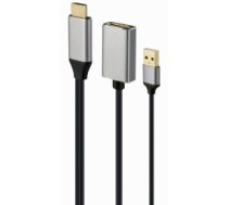 Adapter HDMI to DP 4K 60Hz USB-A powered ( A HDMIM DPF 02 ) adapteris