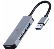 Gembird UHB-U3P1U2P3-01 4-port USB hub (1 x USB 3.1 + 3 x USB 2.0) ( UHB U3P1U2P3 01 UHB U3P1U2P3 01 UHB U3P1U2P3 01 ) USB centrmezgli