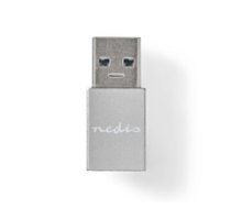 Nedis USB-A Adapter USB 3.2 Gen 1  USB-A Stecker  USB-C™ Buchse  5 Gbps  Vernickelt  Schwarz  Box ( CCGB60925GY CCGB60925GY CCGB60925GY )