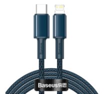 Baseus High Density Braided Cable Type-C to Lightning  PD   20W   2m (blue) ( CATLGD A03 CATLGD A03 CATLGD A03 ) USB kabelis