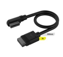 CORSAIR iCUE LINK Cable 2x200mm Black ( CL 9011123 WW ) datortehnikas aksesuārs