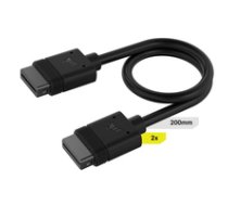 CORSAIR iCUE LINK Cable 2x200mm Black ( CL 9011120 WW CL 9011120 WW CL 9011120 WW ) datortehnikas aksesuārs