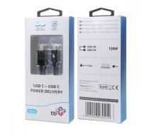 USB C Cable 1m with charging indicator LED 100W ( AKTBXKUCCIND10B ) USB kabelis