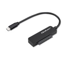 Qoltec SATA adapter cable Adapter for SSD HDD 2.5" USB-C Super speed 5Gb/s 2TB ( 5901878522692 ) kabelis datoram