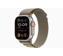 Apple Watch Ultra 2 GPS + Cellular 49mm Titanium Case with Olive Alpine Loop - Medium Apple ( MREY3EL/A ) Viedais pulkstenis smartwatch
