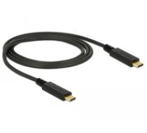DeLOCK USB 3.1 USB Type-C kabel 1m Sort ( 85531 85531 85531 )